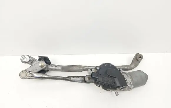Front wiper linkage and motor