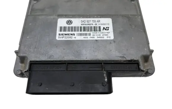Volkswagen Touareg I Transfer box differential control unit 0AD927755AR 5WP22092