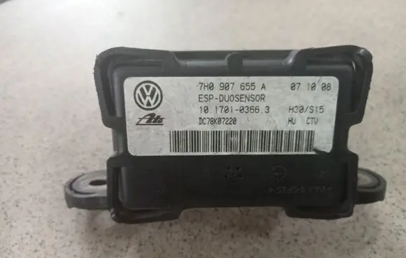 Volkswagen Golf V ESP acceleration yaw rate sensor 7H0907655A