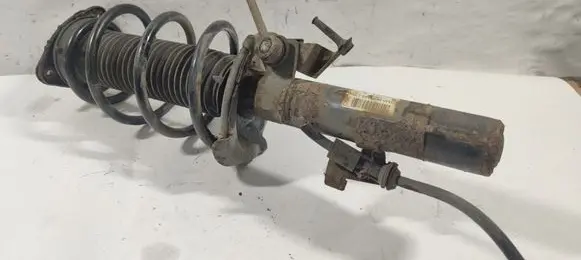 Front shock absorber with coil spring