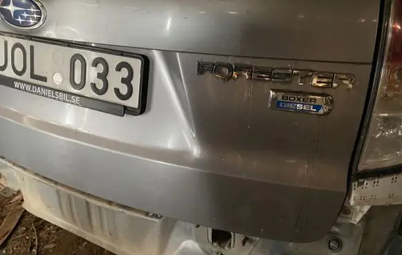 Subaru Forester SH Tailgate/trunk/boot lid