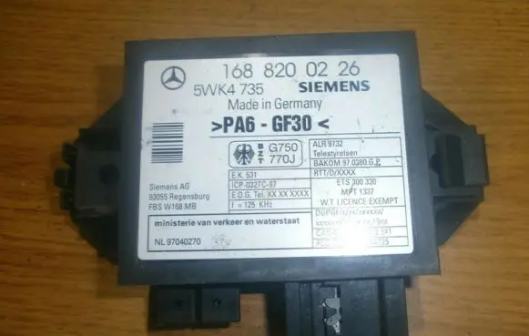 Mercedes-Benz A W168 Immobilizer control unit/module 1688200226