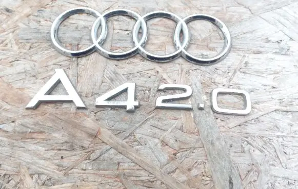 Audi A4 S4 B6 8E 8H Rear loading door model letters 