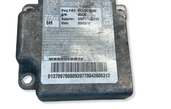Citroen Relay III Airbag control unit/module 01370978080 93977D219