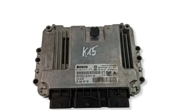 Peugeot 208 I Engine control unit/module 9664843780 0281013872