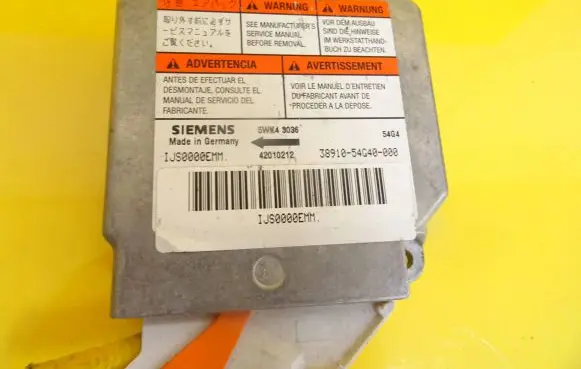 Suzuki Liana Airbag control unit/module 38910-54G40-000 5WK43036 3891054G40000