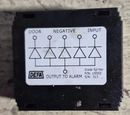 Audi A6 S6 C5 4B Door central lock control unit/module 4b0962258k