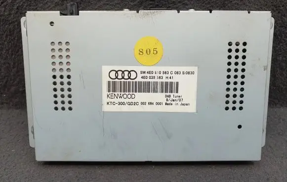 Audi A8 S8 D3 4E Radio/CD/DVD/GPS head unit 4E0910563C 4E0035563