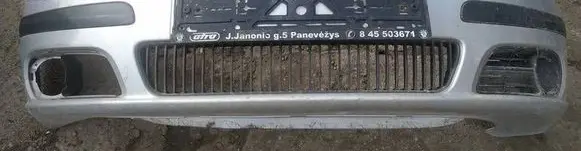 Skoda Fabia Mk1 (6Y) Front bumper pilkas