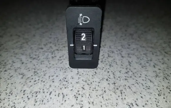 BMW 5 E39 Headlight level height control switch 61318360460 259160Q 21123000