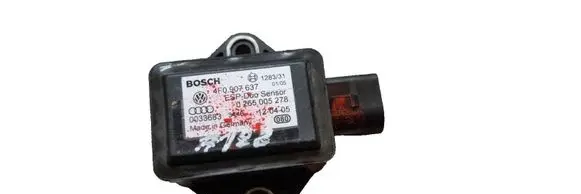 Audi A6 S6 C6 4F ESP acceleration yaw rate sensor 4F0907637 0033683 0265005278