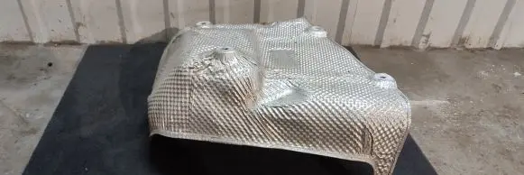 BMW 5 F10 F11 Heat shield in engine bay 51487193499