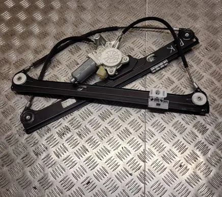 Front door window regulator with motor