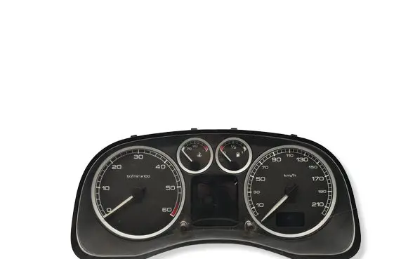 Peugeot 307 Speedometer (instrument cluster) P9636708880 NS0009737T 216553038X