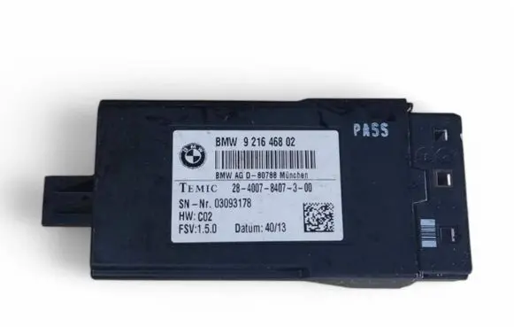 BMW 3 F30 F35 F31 Seat control module 9216468