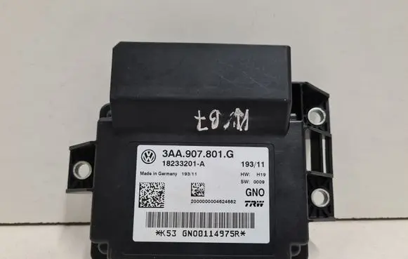 Volkswagen PASSAT B7 Hand brake control module 3AA907801G 18233201A GN00114975R