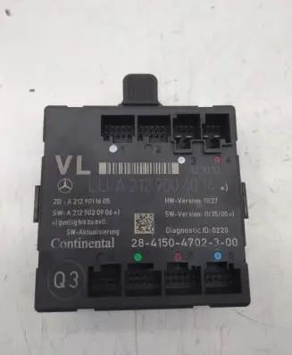 Mercedes-Benz C W204 Door control unit/module A2129004014