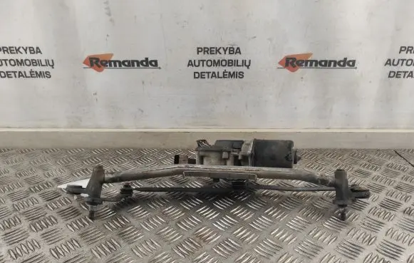 Peugeot 607 Front wiper linkage and motor
