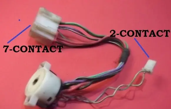 BMW 3 E30 Ignition lock contact 1372567 1374868
