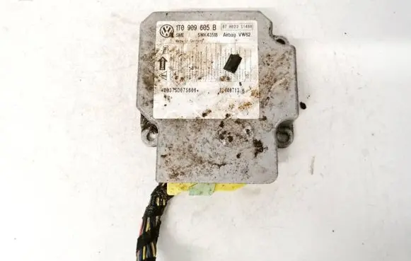 Volkswagen Touran I Airbag control unit/module 1t0909605b 5wk43518