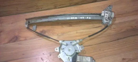 Sliding door window regulator with motor