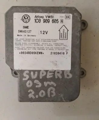 Skoda Superb B5 (3U) Airbag control unit/module 1C0909605H
