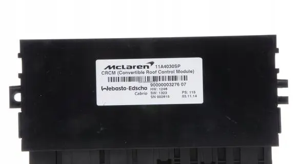 McLaren 650S Sunroof control unit/module 11A4030SP