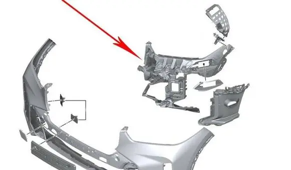 Front bumper mounting bracket