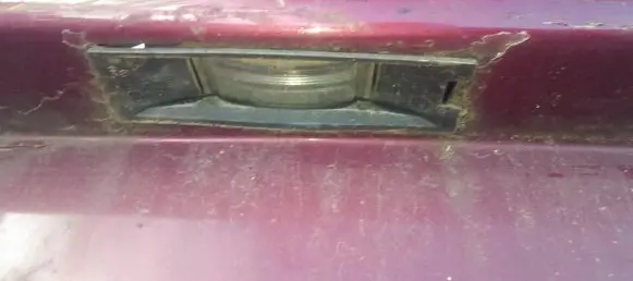 Number plate light