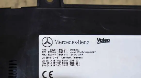 Mercedes-Benz GLE W167 Other control units/modules A1679008207555525