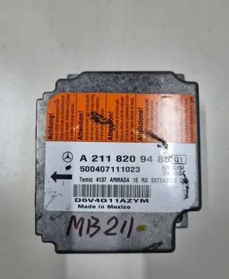 Mercedes-Benz E W211 Airbag control unit/module A2118209485 500407111023 D6V4G11AZY
