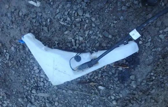 Audi A8 S8 D4 4H Lamp washer fluid tank 