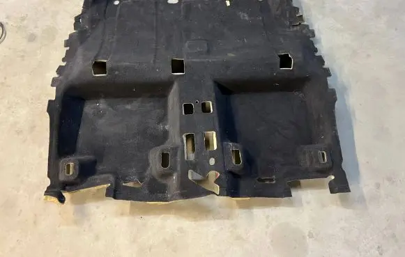 BMW X1 U11 Rear floor carpet liner 