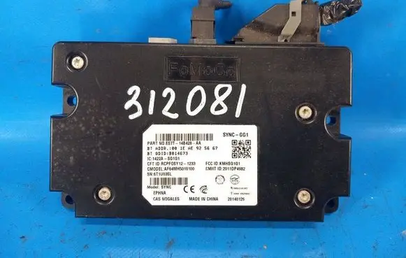 Ford Fusion II MMI control unit ES7T14B428AA