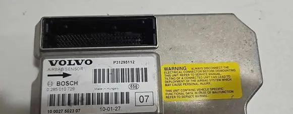 Volvo XC90 Airbag control unit/module P31295112 100027502307 0285010729