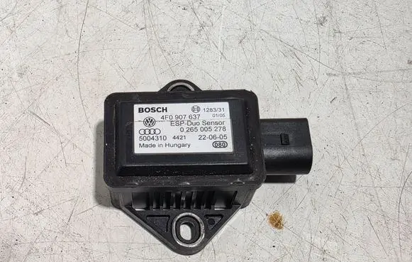 Audi A6 S6 C6 4F ESP acceleration yaw rate sensor 4F0907637 5004310 0265005278