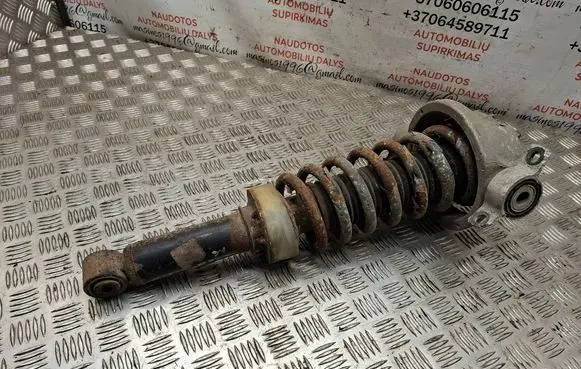 Volkswagen Touareg I Rear shock absorber with coil spring 