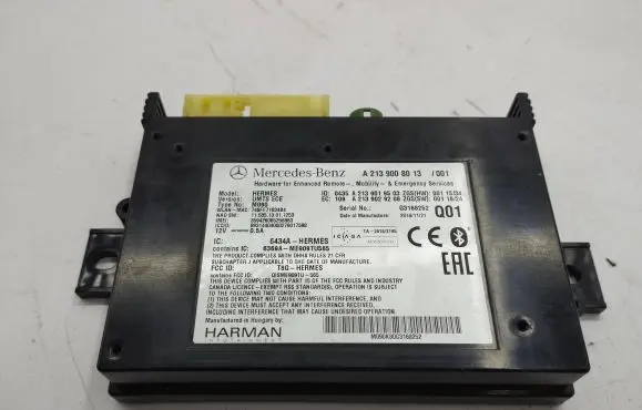 Mercedes-Benz E W213 Bluetooth control unit module A2139008013 A2139019503 G3168252