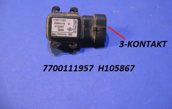 Renault Scenic II - Grand scenic II Air pressure sensor 7700111957 H105867