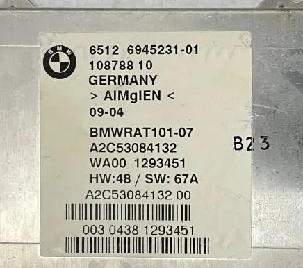 BMW 7 E65 E66 Other control units/modules 6945231 10878810 A2C53084132