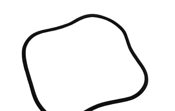 Volvo S60 Rubber seal rear door 32328843 POLKA19007