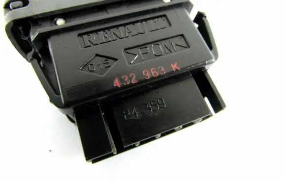 Renault Scenic I Electric window control switch 432962K