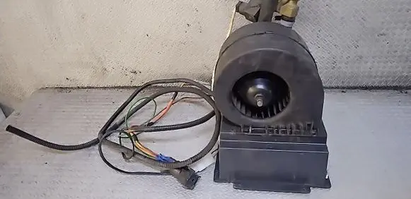 Interior heater climate box assembly