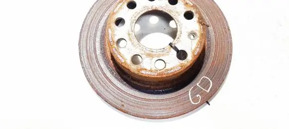Skoda Octavia Mk2 (1Z) Rear brake disc neventiliuojamas