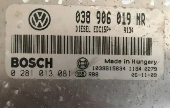 Skoda Roomster (5J) Engine control unit/module 038906019NR 1039S15634 0281013081