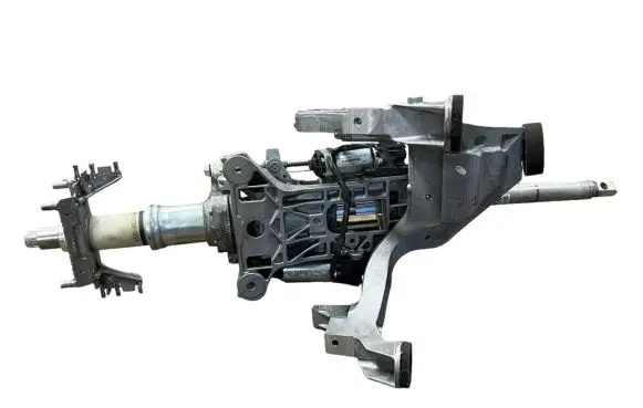 Steering wheel axle set