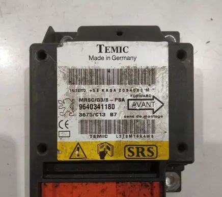 Peugeot 607 Airbag control unit/module 9640341180 3675C13B7 3675
