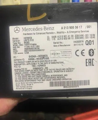 Mercedes-Benz E W213 Other control units/modules A2139003617