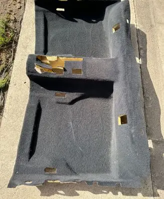BMW 5 E39 Rear floor carpet liner 514781595286