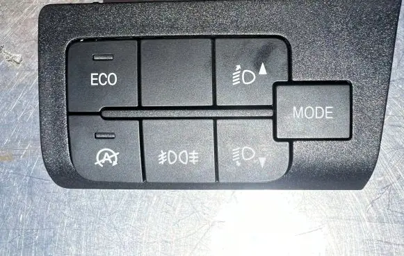 Fiat Ducato Panel lighting control switch 07356345580 30281252 DATE290520